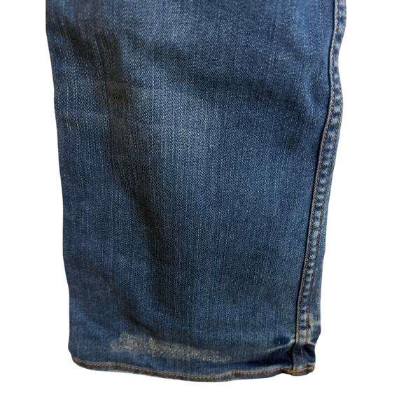 Armani Exchange A|X Indigo Whisker Jeans Womens 4 Short Stretch Bootcut Denim - Picture 7 of 11